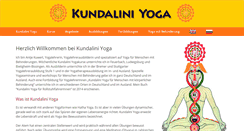 Desktop Screenshot of kundaliniyoga-ak.de